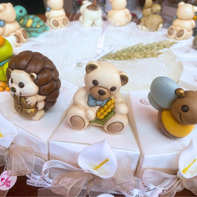 Bomboniere A Torta Con Animaletti Thun Per Prima Comunione