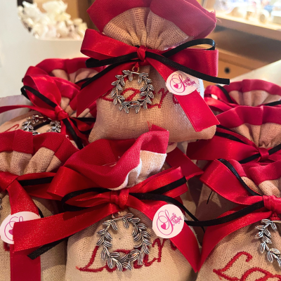 Sacchetti In Juta Per Laurea Con Corona