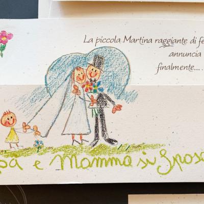 Partecipazione Matrimonio Papa E Mamma Si Sposano